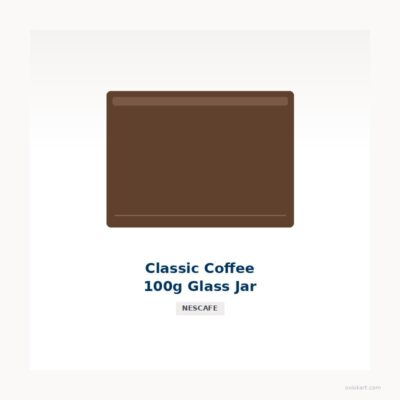 Classic Coffee 100g Glass Jar - Smooth Roast