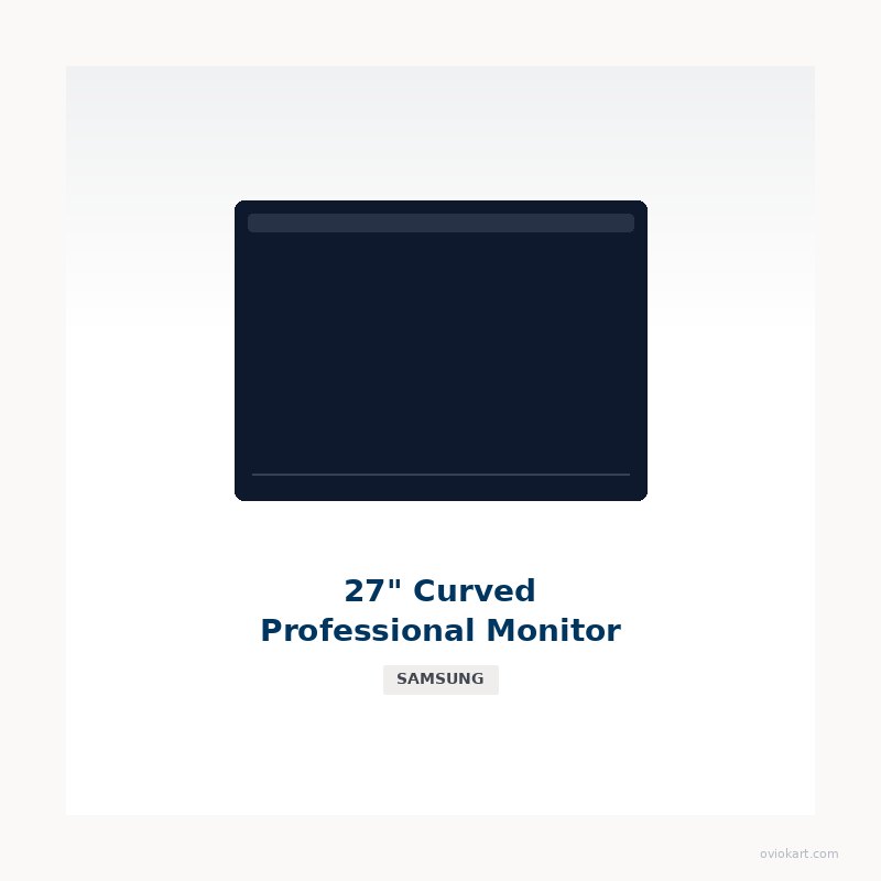 27" Curved Professional Monitor 1080p