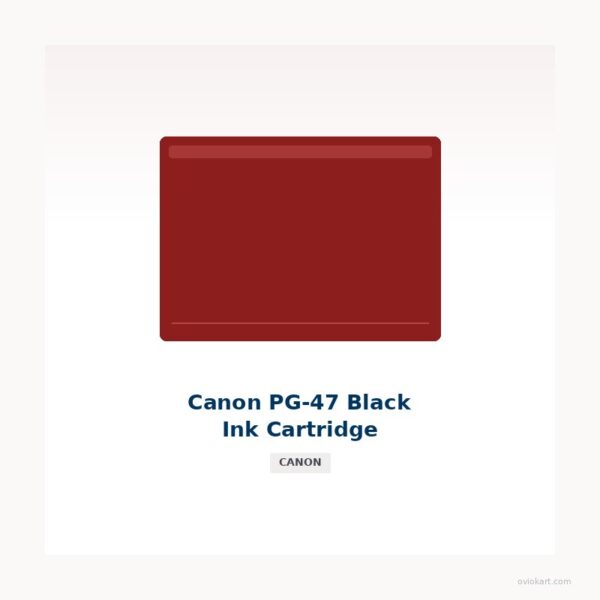 Canon PG-47 Black Ink Cartridge
