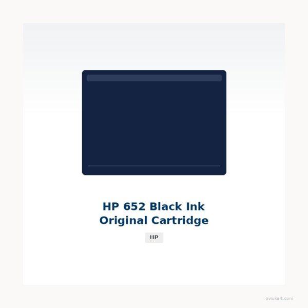 HP 652 Black Original Ink Cartridge